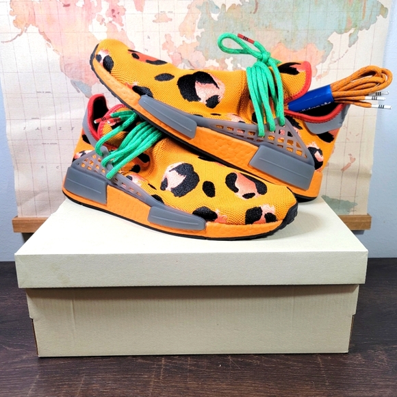 BRAND NEW Adidas X Pharrell Nmd Hu Animal Print Men's Size 11.5